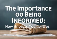 La Importancia de Estar Informado: Cómo las Noticias Generales Impactan Nuestras Vidas The Importance of Being Informed: How General News Impacts Our Lives