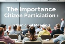 La Importancia de la Participación Ciudadana en las Reuniones Municipales The Importance of Citizen Participation in Municipal Meetings