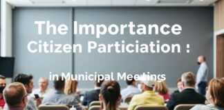 La Importancia de la Participación Ciudadana en las Reuniones Municipales The Importance of Citizen Participation in Municipal Meetings