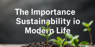 La Importancia de la Sostenibilidad en la Vida Moderna The Importance of Sustainability in Modern Life