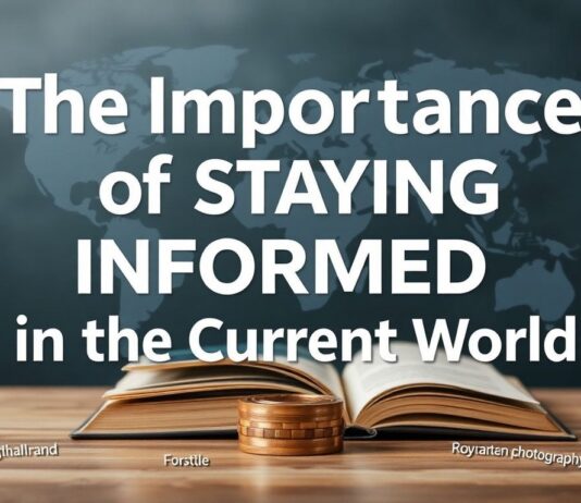 La Importancia de Mantenerse Informado en el Mundo Actual The Importance of Staying Informed in the Current World
