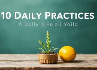 10 Prácticas Cotidianas para una Vida Más Sostenible y Saludable 10 Daily Practices for a More Sustainable and Healthy Life
