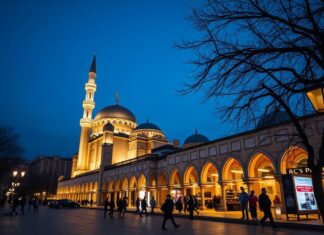 Descubre la magia de las noches de Ramadán en Ankara Discover the magic of Ramadan nights in Ankara.