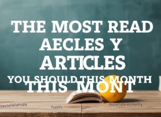 Los Artículos Más Leídos Que Debes Conocer Este Mes The Most Read Articles You Should Know This Month