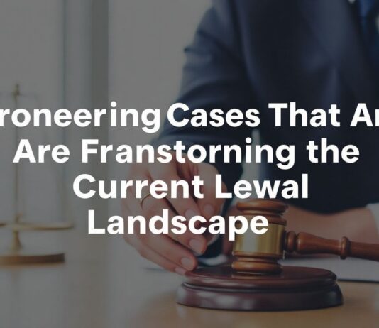 Casos Pioneros que Transforman el Panorama Jurídico Actual Pioneering Cases That Are Transforming the Current Legal Landscape